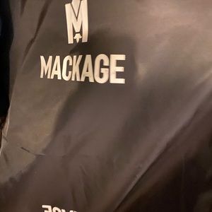 Boys size 8 Mackage Puffer coat. Dark Khaki color.